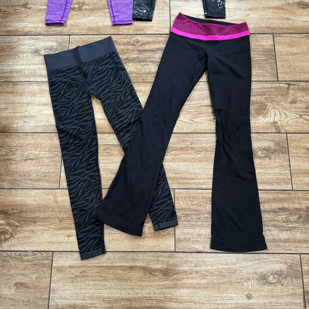 IVIVVA By Lululemon Girl Lot Of 11 Sz 12 Jackets Fleece Pants Leggings Tank Bra - Picture 13 of 15